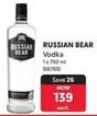 Russian Bear - Vodka 1 x 750 ml (68769)