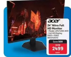 Acer - 24" Nitro Full HD Monitor (UM.FVQE.W01)