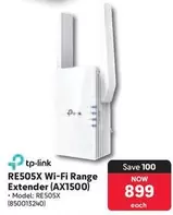 TP-LINK - RE505X Wi-Fi Range Extender (AX1500) (850013240)