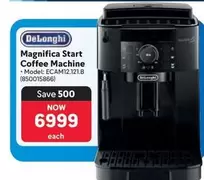 Delonghi - Magnifica Start Coffee Machine ECAM12.121.B (850015866)