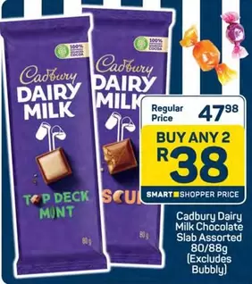 Cadbury - Dairy Milk Chocolate Slab Assorted