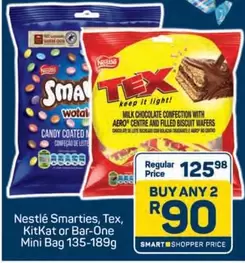 Nestlé - Smarties, Tex, KitKat