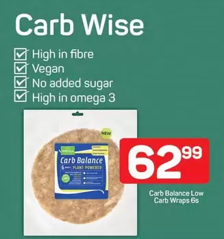 Omega - Carb Balance Low Carb Wraps