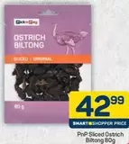 Pick n Pay - Sliced Ostrich Biltong
