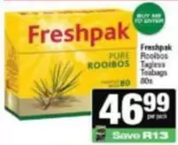 Freshpak - Pure Rooibos Tagless Teabags