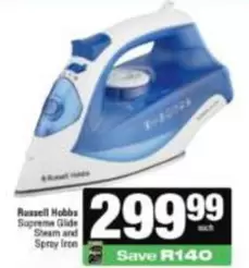 Russell Hobbs - Supreme Glide Steam and Spray Iron