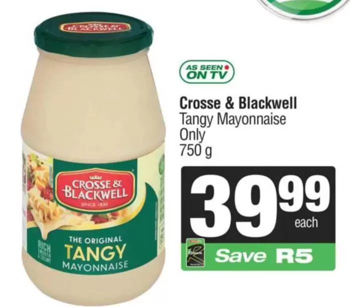 Crosse & Blackwell - Tangy Mayonnaise