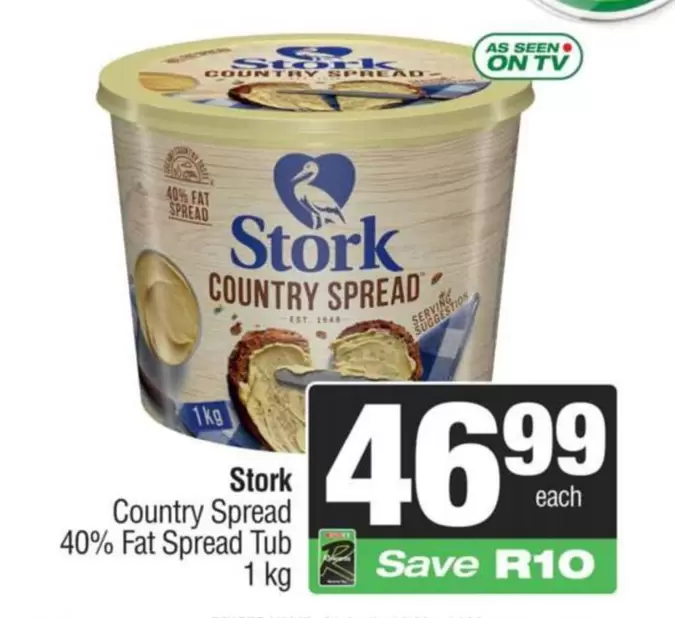 Stork - Country Spread 40% Fat Spread Tub