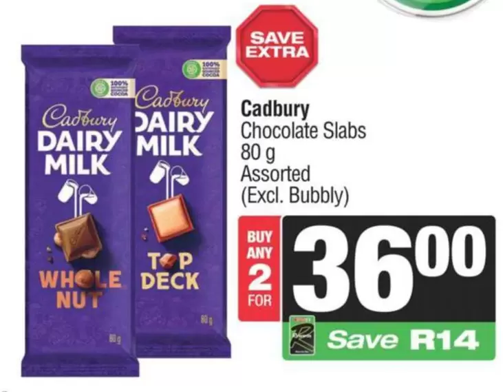 Cadbury - Dairy Milk Chocolate Slabs