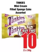 Mini -  Cream Filled Sponge Cake
