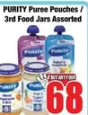 Purity - Puree Pouches / 3rd Food Jars Assorted