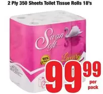 2 Ply Toilet Tissue Rolls