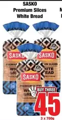 SASKO - Premium Slices White Bread