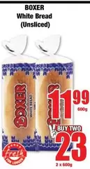 Boxer - White Bread (Unsliced)