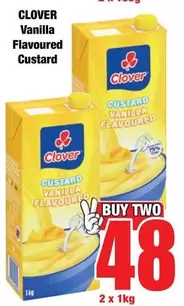 Clover - Custard Vanilla Flavoured