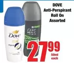 Dove - Anti-Perspirant Roll On