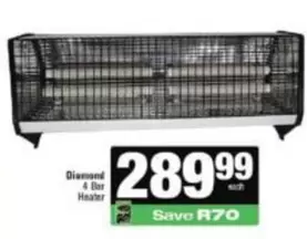 Diamond - 4 Bar Heater