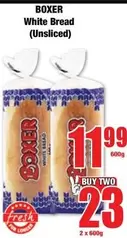 Boxer - White Bread (Unsliced)