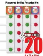 Flavoured Lollies