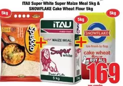 Snowflake - Super White Super Maize Meal & Cake Wheat Flour