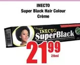 Inecto - Super Black Hair Colour Crème