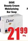 Dove - Beauty Cream Moisturizing Bar Soap