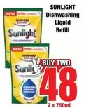 Sunlight - Dishwashing Liquid Refill