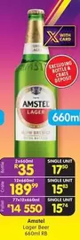 Amstel - Lager Beer 660ml RB