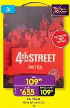 4th Street - SWEET RED