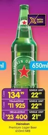 Heineken - Premium Lager Beer 650ml NRB