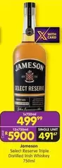 Jameson - Select Reserve Triple Distilled Irish Whiskey