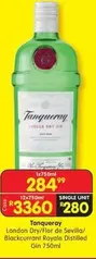 Tanqueray - London Dry/Flor de Sevilla/Blackcurrant Royale Distilled Gin 750ml