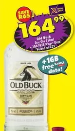 Old Buck -  Dry Gin 750ml
