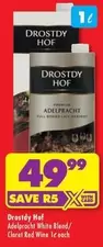 Drostdy Hof - Adelpracht White Blend/Claret Red Wine