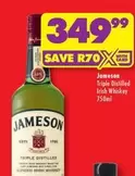 Jameson - Triple Distilled Irish Whiskey