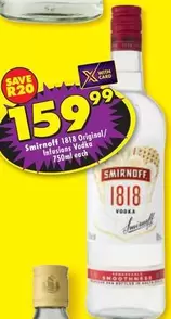 Smirnoff - 1818 Original/Infusions Vodka