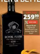 Royal -  Flush Signature Botanicals/Luxe Amber/Noir Gin