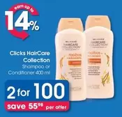clicks - HairCare Collection Shampoo or Conditioner