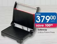 Safeway - 2-Slice Panini Press