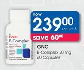 B-Complex 50 mg 60 Capsules