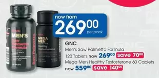 Men's Saw Palmetto Formula, Mega Men Healthy Testosterone