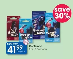 Contempo -  3 or 12 Condoms