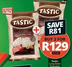Tastic - Long Grain Parboiled White Rice