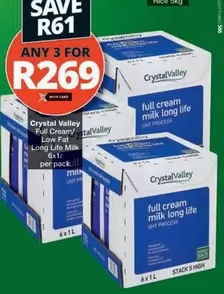 Crystal Valley - Full Cream Milk Long Life