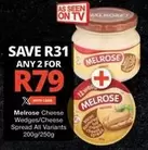 Melrose - Cheese Wedges/Cheese Spread