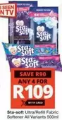 Sta-Soft - Ultra/Refill Fabric Softener