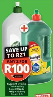 Sunlight - Dishwashing Liquid/Cleaning Cream