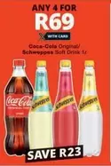 Coca cola - Coca-Cola Original/Schweppes Soft Drink