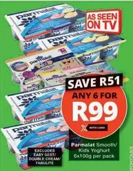 Parmalat - Smooth/Kids Yoghurt