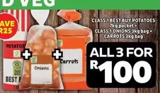 Best Buy - CLASS 1 BEST BUY POTATOES, CLASS 1 ONIONS, CARROTS